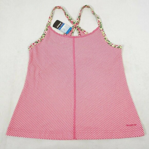 Patagonia Other - Patagonia Elena Tank Girls Sz XL Pink Striped